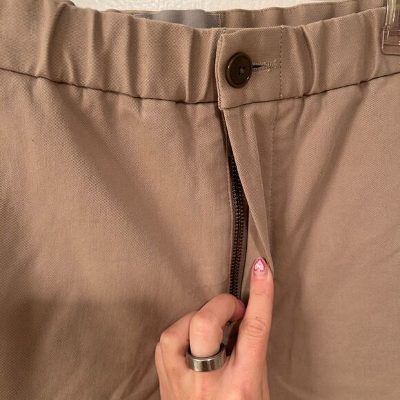 Everlane Elastic Waist Chino Shorts Khaki Tan Small - Picture 6 of 10